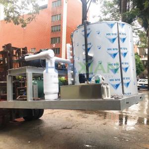 China Sea Water Brine Flake Ice Making Machine for Icing Seafood Fish and Shrimp Transport on sale