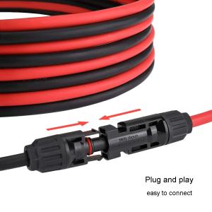 China Solar Connector Extension Cord DC Cable 4mm Pv on sale