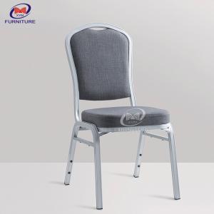 Quality Stackable Silver hercules Hospitality Banquet Chairs Metal Iron for Hotel Hall for sale