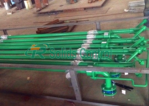Mud gun for solid control 3 Nozzle Standard Mud Gun For Oilfield Solids Control Mud Mixing