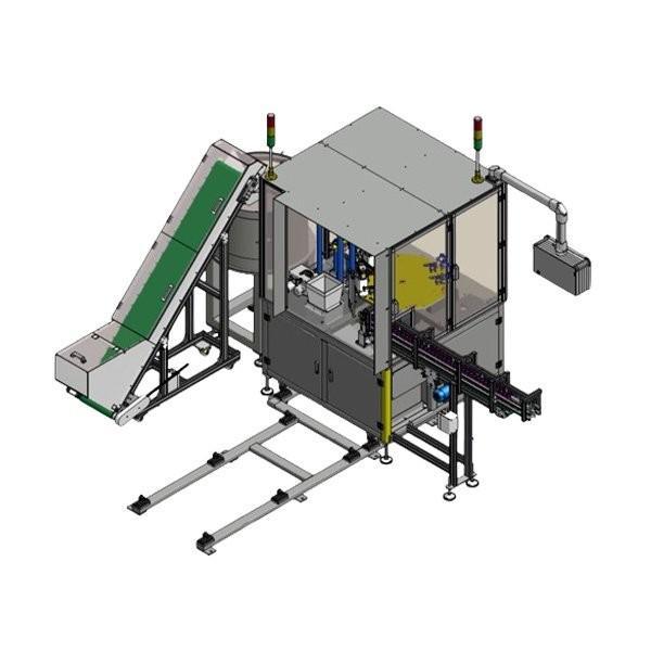 Cosmetics Bottle Cap Assembling And Leak Testing Machine Custom Automation