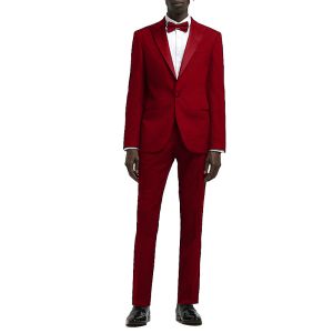 Custom Mens Tuxedo Suit Fashion Slim Fit Black For Special Occasion Formal Wear