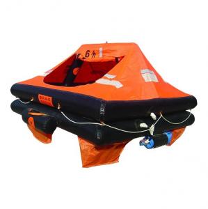 Quality 10Person Marine Inflatable Life Raft, Throw-over/Davit-launch/Self-righting life raft for sale