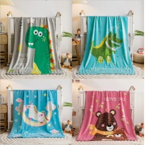 Super Soft Polyester Fleece Blanket , Woven Flannel Fleece Throw Blanket