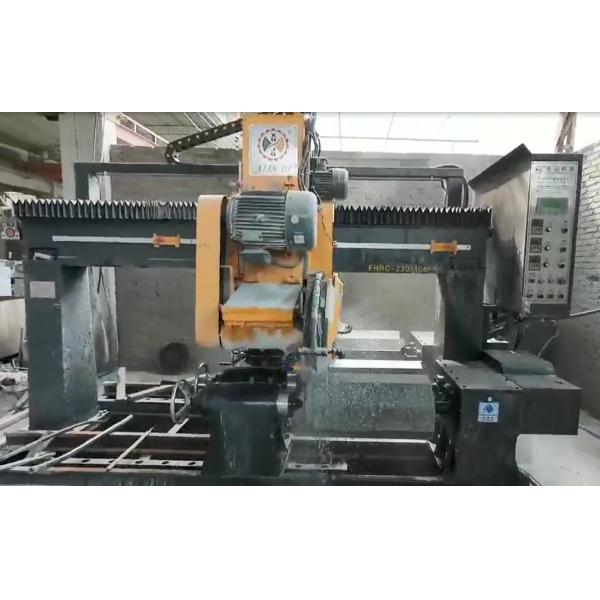 PLC / CNC Four Pcs Baluster Cutting Machine For Pillar,column Base And Column Caps Roadblock