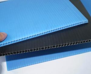 Quality 2mm,4mm 6mm 8mm 10mm blue corrugated plastic sheet pp hollow core plastic sheets/board for sale