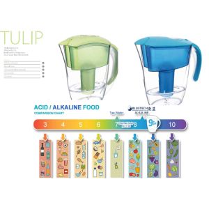 Quality Healthiest Carbon Water Filter Pitcher Cholorine Heavy Metal Limescale Removing for sale