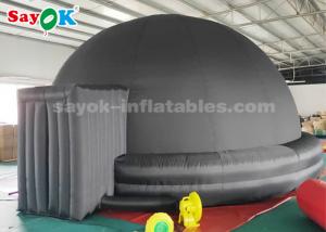 China Black 6m Inflatable Planetarium Dome Tent For Kids School Education Equipment on sale