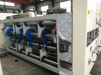 Flexo Printer Slot Diecut Cardboard Box Making Machine For Corrugated Carton