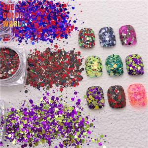 Quality OEM Chunky Confetti Glitter , Halloween Sequin Mix For DIY Handwork Accessories for sale