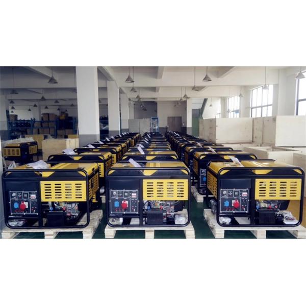 Air Cooled Portable Diesel Generator 3kW Standby Generator With Key Start Handle Wheel