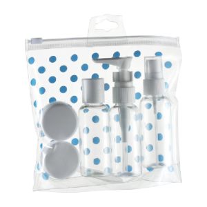 Transparent and Customized Colors 80ml Travel Bottles with Sealing Type Pump