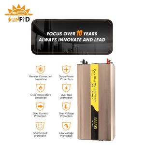 Quality DC To AC 5000 Watt Pure Sine Wave Power Inverter 12V 24V 48V for sale