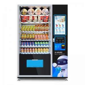Quality 24 Hours Self Service Vending Machine 22 Inch Foods And Drinks Vending Machine for sale