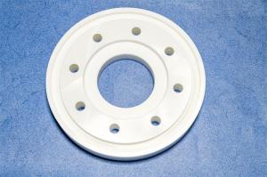 Quality White Alumina Ceramic Components 9.0 Mohs Hardness for sale