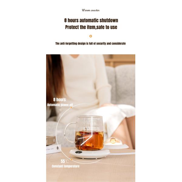 110-220 V Stylish UFO Coffee Milk Tea Mug Cup Electric Heating Coaster Warmer