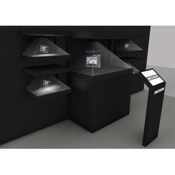 Transparent 3d Holographic Showcase Holographic Projector 50Hz - 60Hz