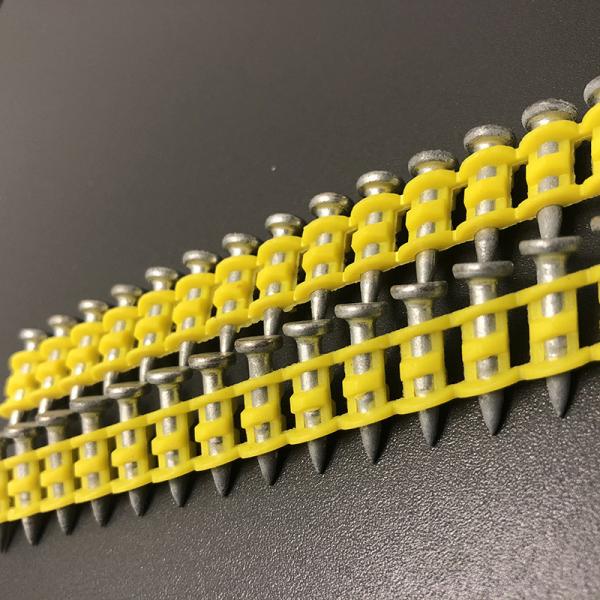 Galvanised 20mm Concrete Nails C5 Ballistic Point For Gas Actuated Tools