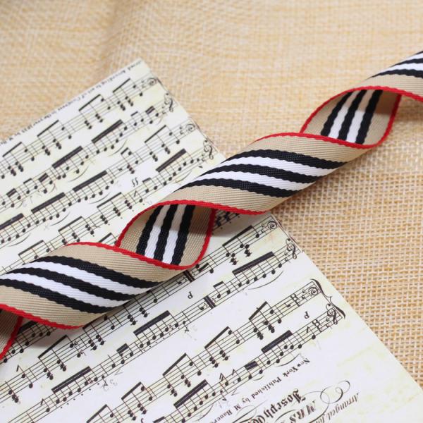High Quality Stripe Printed Bow and Ribbon Sewing Ribbon Clothes Grosgrain Ribbon