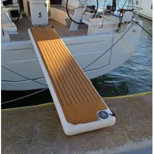 Quality Outdoor DWF + EVA Material Inflatable Pontoon Gangway Jet Ski Floating Platform Docks for sale