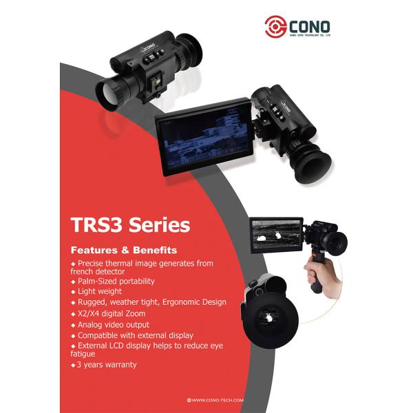 384X288 Pixel Thermal Imaging Gun Sight X2 / X4 Digital Zoom With Laser Range Finder