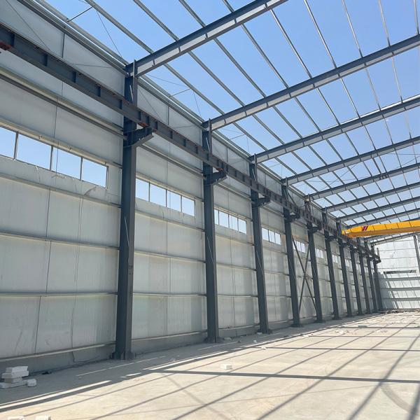 Hay Shed Construction Steel Structure Factory Building Prefab Customized Color