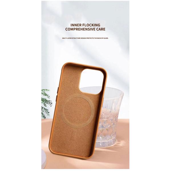 Luxury Design Style Leather Cellphone Cover for iPhone 12 13 14 15 Pro Max Durable PU