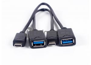 China Port USB Type C To USB 3.0 Cable Female For Data Transmission / Charging on sale