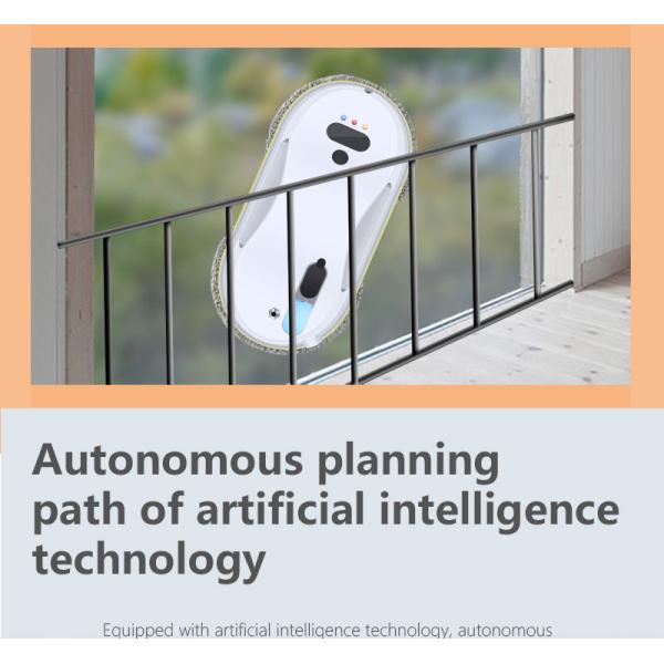 App-Controlled Electric Wet and Dry Window Cleaning Robot with Silk Screen Printing Logo