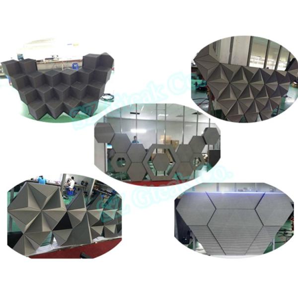 3D effect full color led dj booth