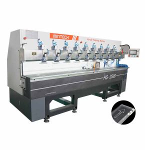 Quality 2m/Min Acrylic Polishing Machine , 2000W Acrylic Diamond Edge Polisher for sale
