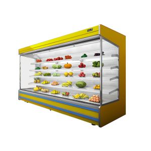 Quality Remote System Open Deck Chiller Multideck Refrigerator Showcase For Supermarket for sale