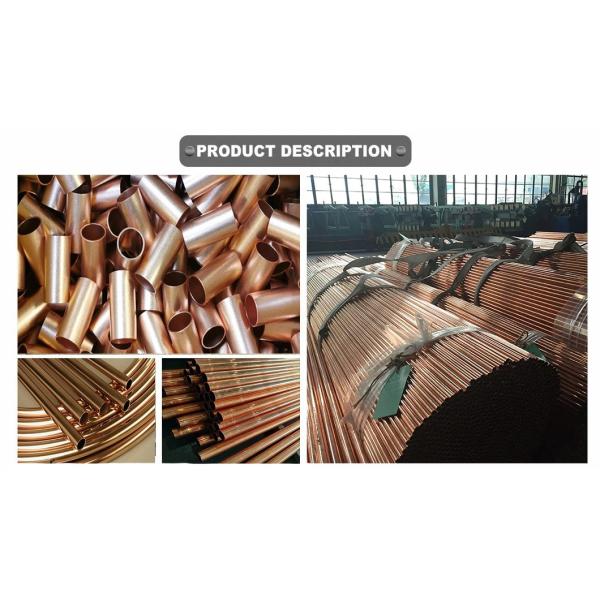 15mm 22mm Flexible Copper Pipe For Radiators Water Heater ASTM B88 C12000