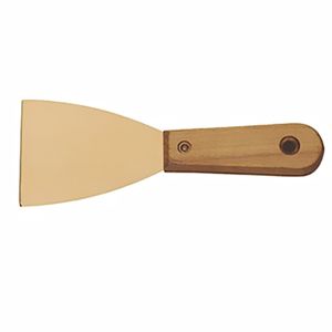 Quality Explosion proof bronze putty knife with wood handlesafety toolsTKNo.204E for sale