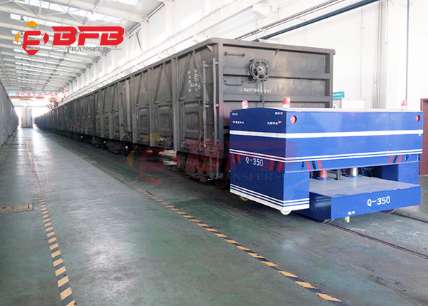 Material Handling Railway 1000T Motorized Platform Cart