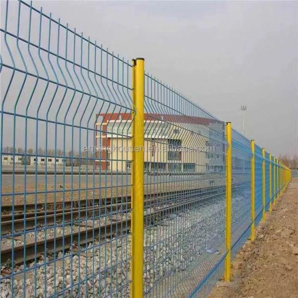 358 Anti-Climb Fence Security Wire Mesh Panels 50*50mm Hole Size 830mm-2530mm Height