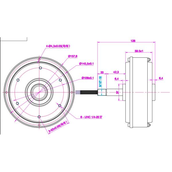 AC 240V Outer Rotor Brushless Motor For 52 Inch Ceiling Fan