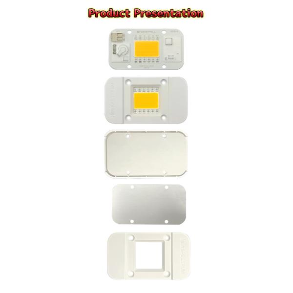 CT 3500K RGB LED Module 220V 50W For Indoor Plant Seedling Growth