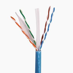 Quality Cat6a 1000 Ft Ethernet Lan Cables 23AWG 0.58mm Solid Copper 500Mzh PVC LSZH Jacket for sale