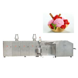 Quality High Capacity Waffle Basbet Production Line With Cast Iron Baking Plates CBI-47-2A for sale