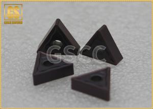 Quality Black Tungsten Carbide Inserts Cutting Tools High Temperature Resistance for sale