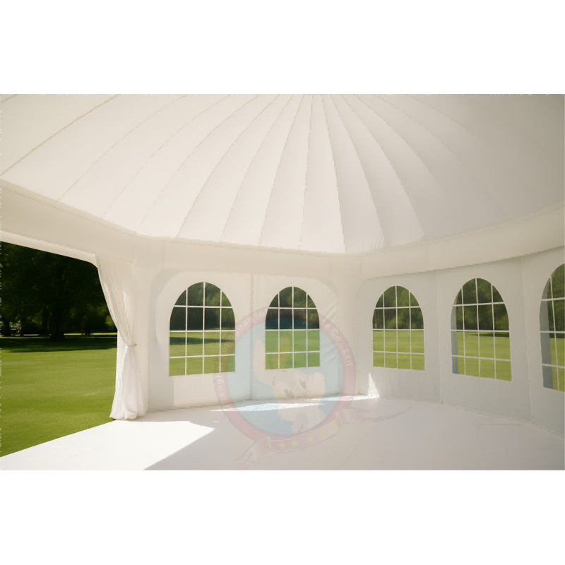 Custom Durable White Wedding Festival Celebration Tent Giant Inflatable PVC Palace Tent for Outdoor Exhibitions Weddings Events