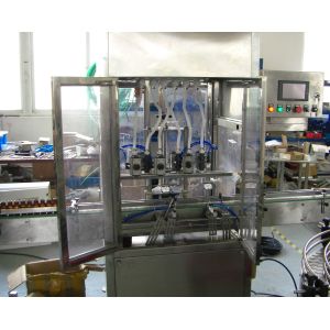 Quality 1000ml-5000ml Automatic Liquid Filling Machine Alcohol Gravity Bottle Filler for sale