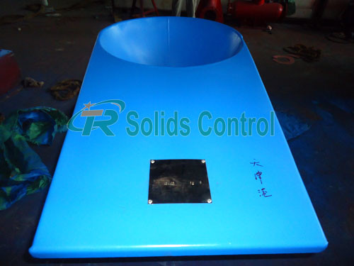 DN150 Mud Hopper Fast Feeding High Speed Nozzle 120m3/H 600 X 600mm