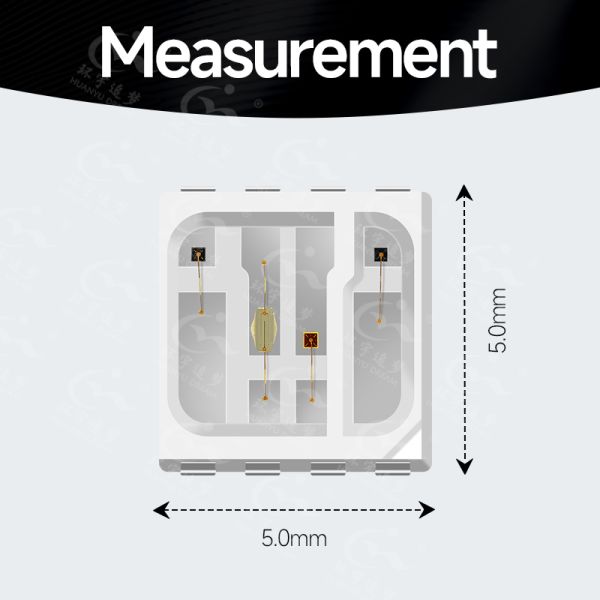 SMD LED CHIP RGBYR 5 Colors in 1 LED 5050 IR+Green+UV+IR+RED+YELLOW 6 Colors in 1 LED Chip for Medical Beauty Lamp