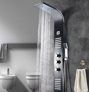 Quality Hotel ODM 304SUS Shower Panel Faucets With Led Light for sale