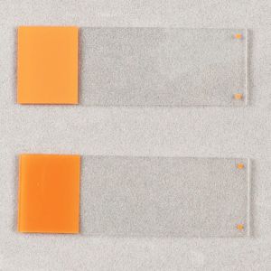 ISO CE FDS Prepared Orange Microscope Slides Cover Slips