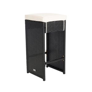 Quality Stackable Height 700mm Depth 400mm Modern Wicker Bar Stools Durable for sale