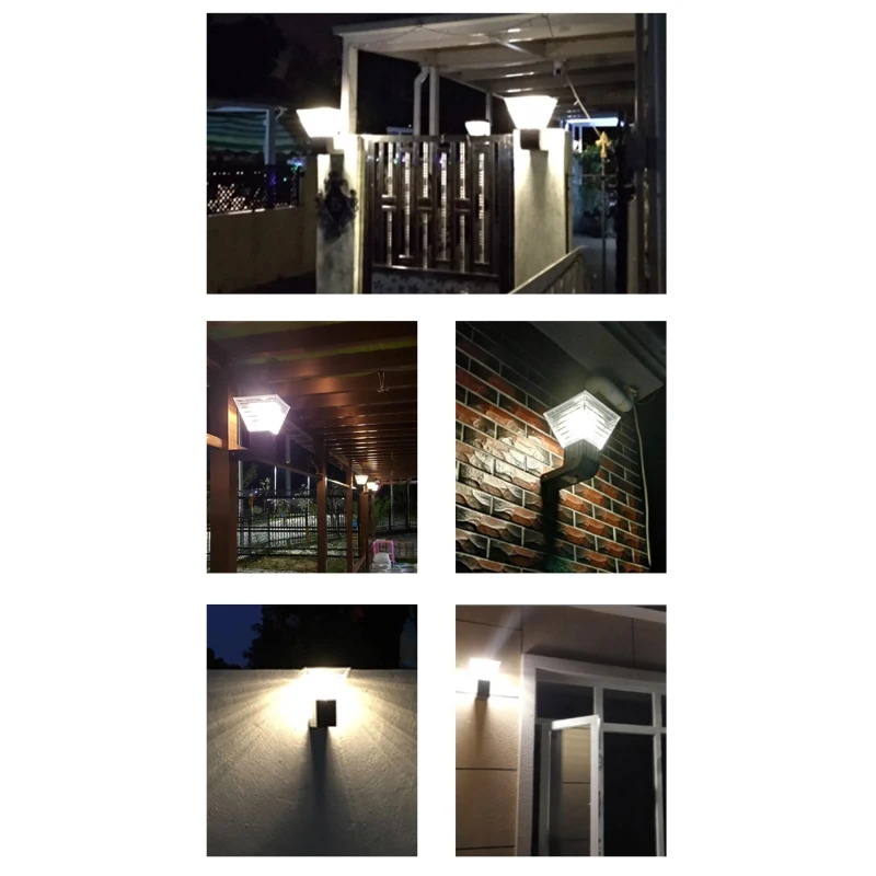 Outdoor IP65 8AH Solar Wall Light Waterproof 3000K With CE RoHS