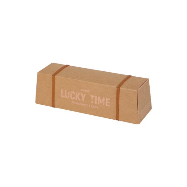 Custom Logo Kraft Paper Canelé Box Set 4-Piece Eco-Friendly